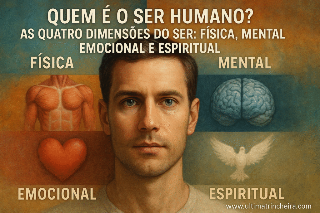 O que é o ser humano as quatro dimensões do ser física mental emocional e espiritual